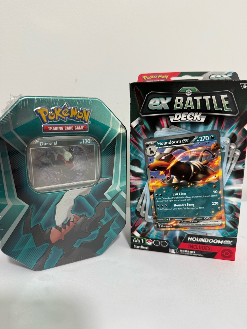 Pokemon Darkrai Tin & Houndoom ex Battle Deck